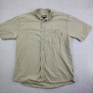 Woolrich Shirt Mens Large Multicolor Plaid Button Up Outdoor Casual Travel